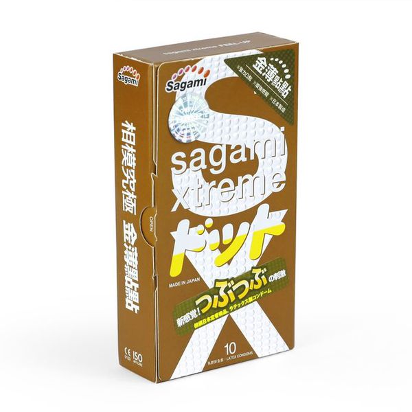 Презервативы Sagami Xtreme Feel UP латексные, усиливающе ощущения 10 шт