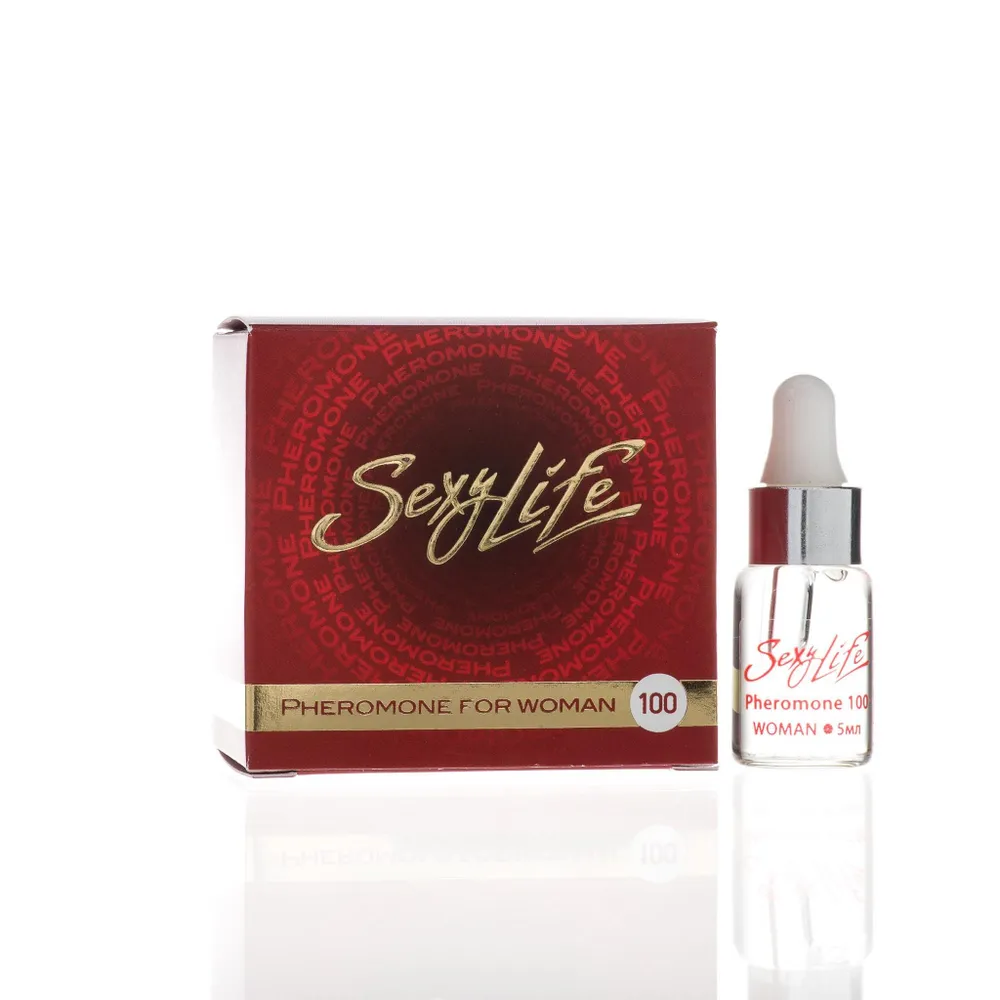 Духи с феромонами женские концентрат без запаха масляные Sexy Life Pheromone 100%, 5 ml