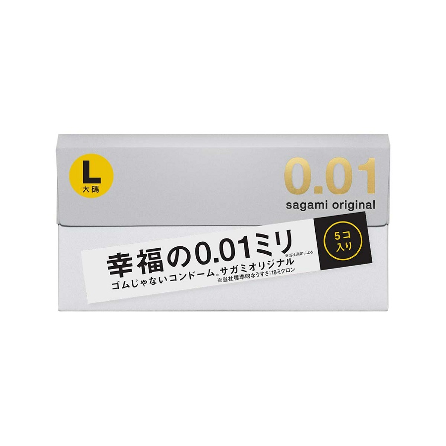 Презервативы SAGAMI Original 001 L-Size 5 шт. увеличенные полиуретаовые