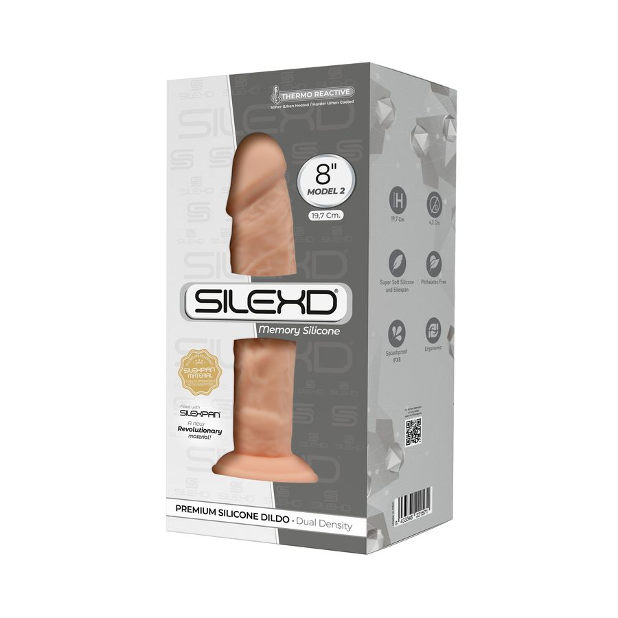 Фаллоимитатор SILEXD Model 2, телесный, 8"