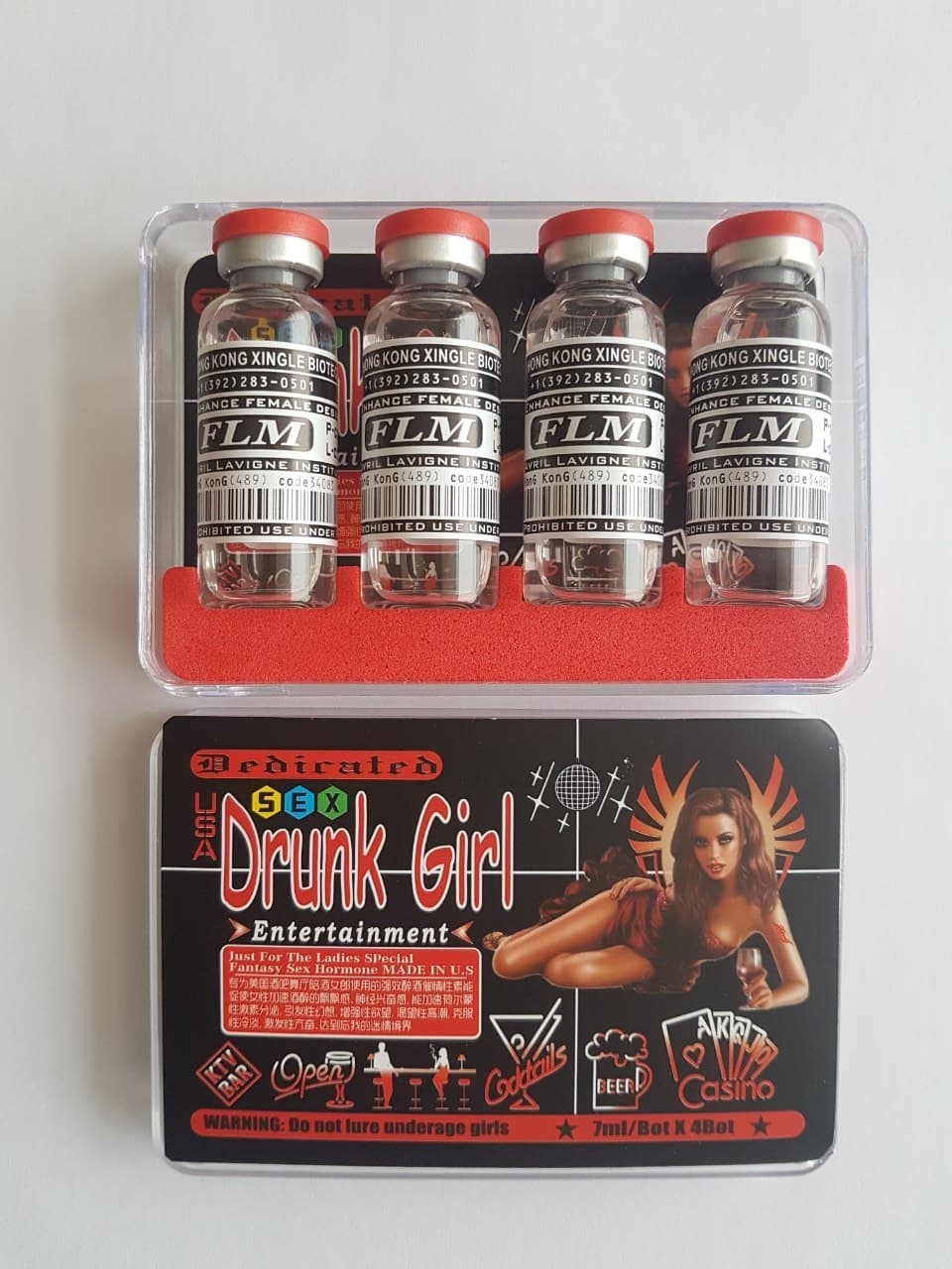 Возбудитель Drunk Girl (пьяная девушка) капли для женщин 7мл 1 флакон E-0156