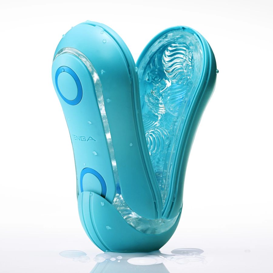 TENGA Стимулятор Flip ORB Ocean голубой мужской мастурбатор
