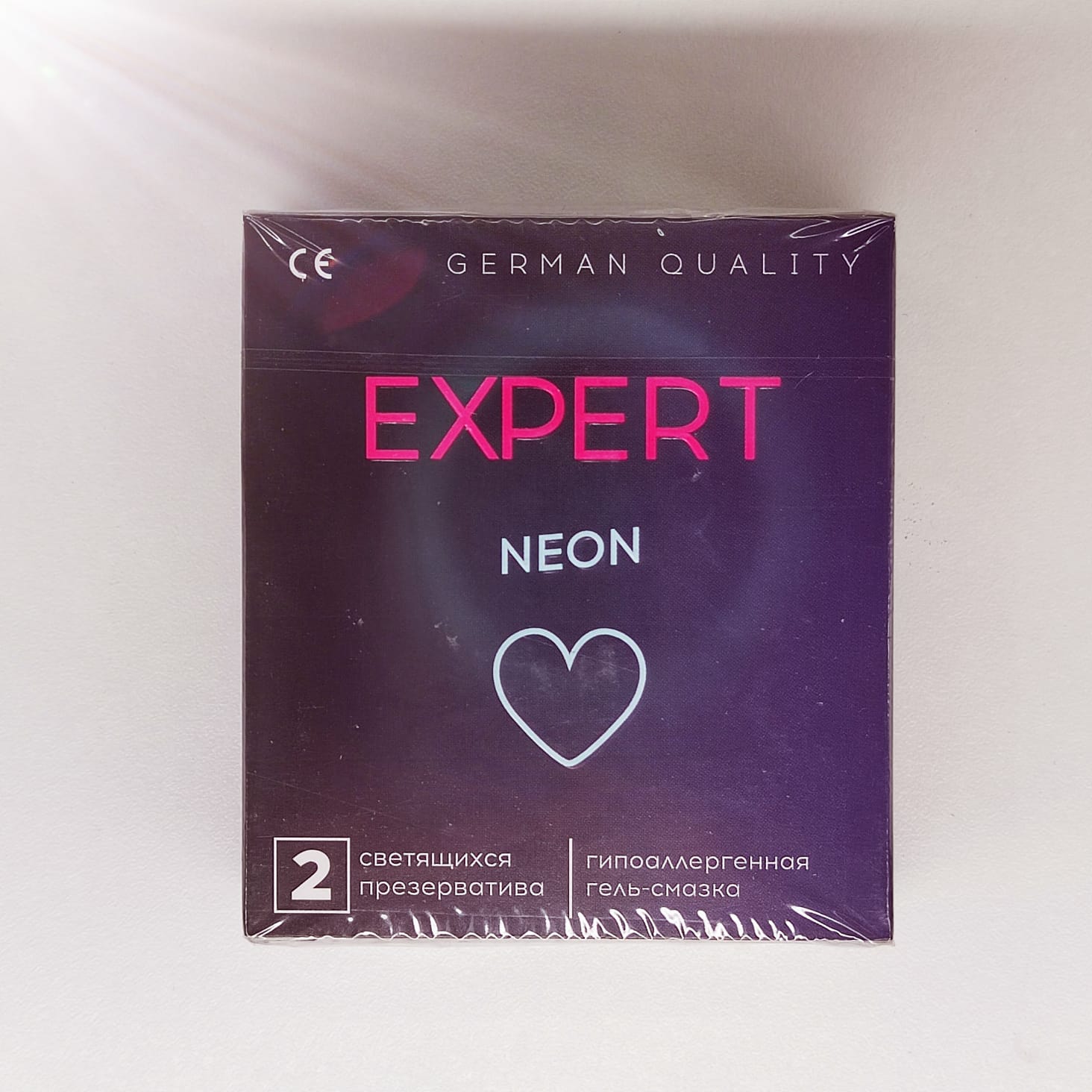 EXPERT NEON светящиеся презервативы 1 шт