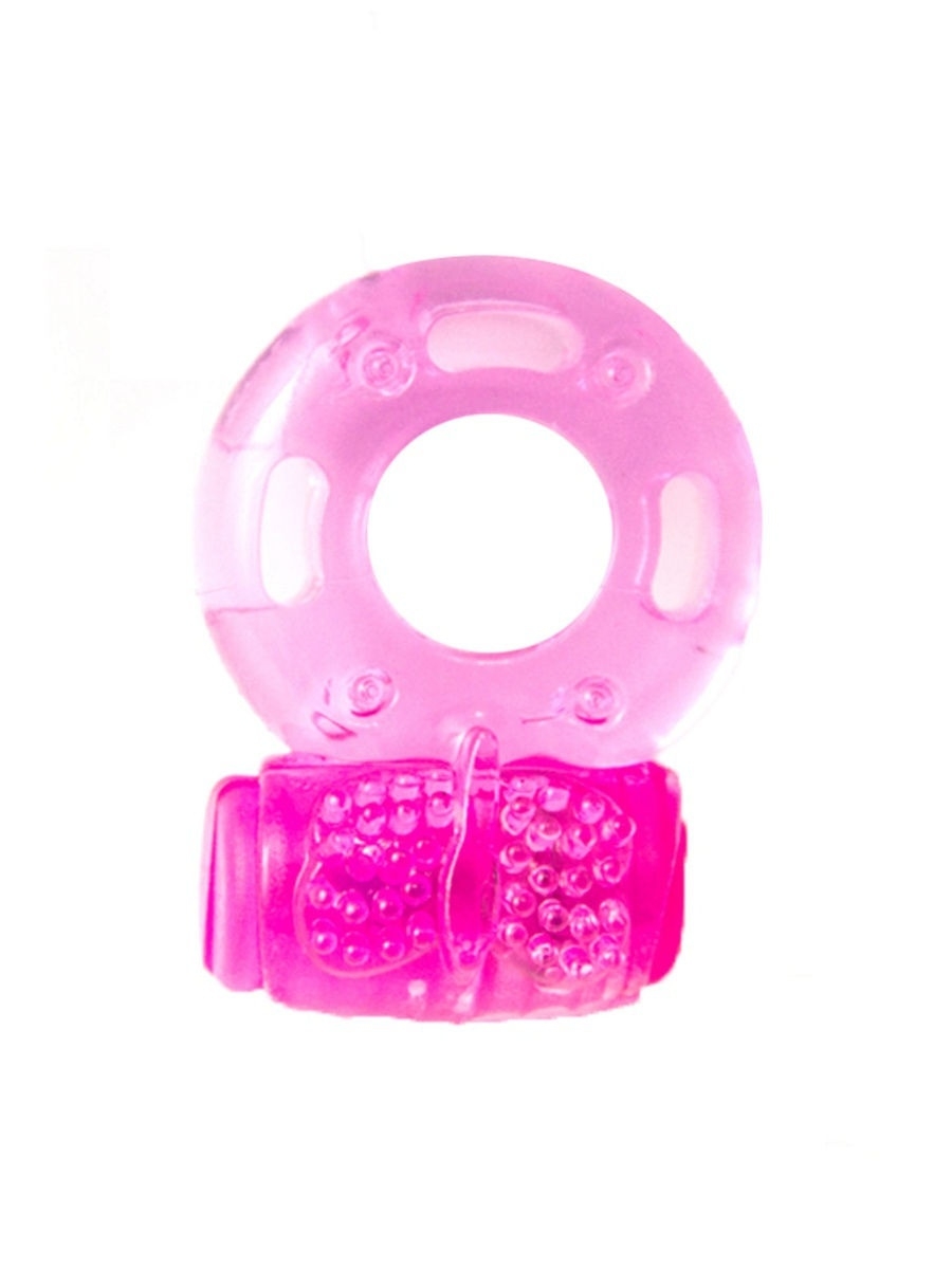 Эрекционное вибро-кольцо розовое, PR-07 