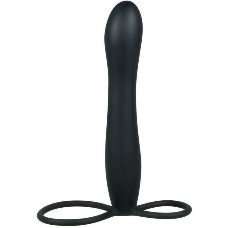 Стимулятор анальный с кольцами для пениса Anal Special Silicone 