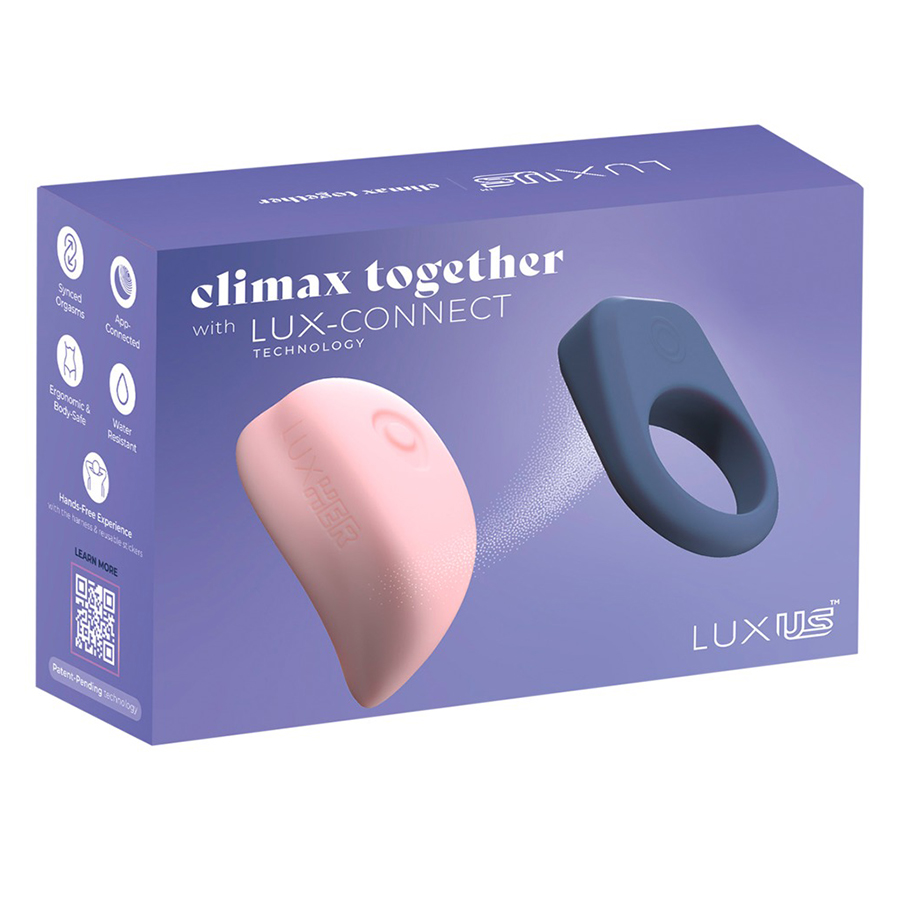 Набор для пар Kiiroo Luxus: интерактивный вибратор в трусики LuxHer + эрекционное кольцо LuxHim