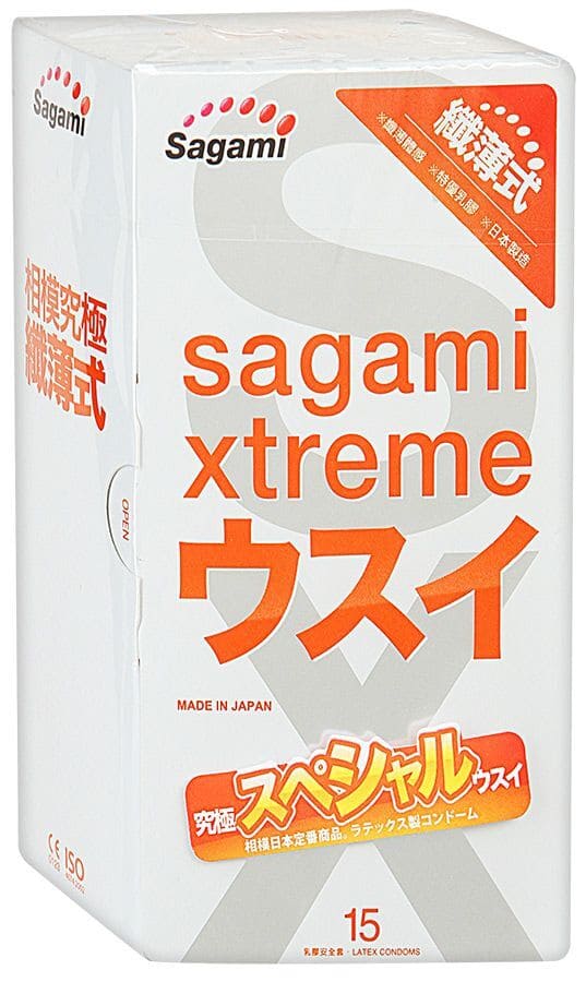 Презервативы SAGAMI Xtreme 0.04мм ультратонкие 15шт. 