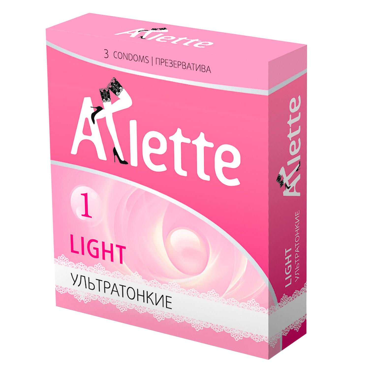 Презервативы Arlette Light ультратонкие, 3шт