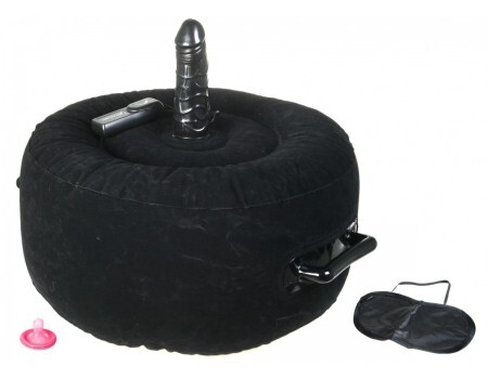 FFS Подушка надувная со встроенным вибратором Hot Seat Black 
