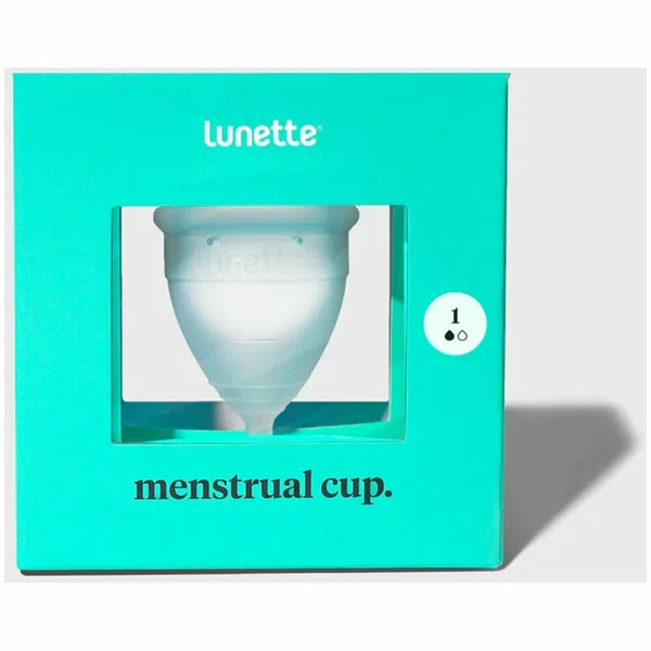 Чаша силиконовая Lunette Cup размер 1, синяя